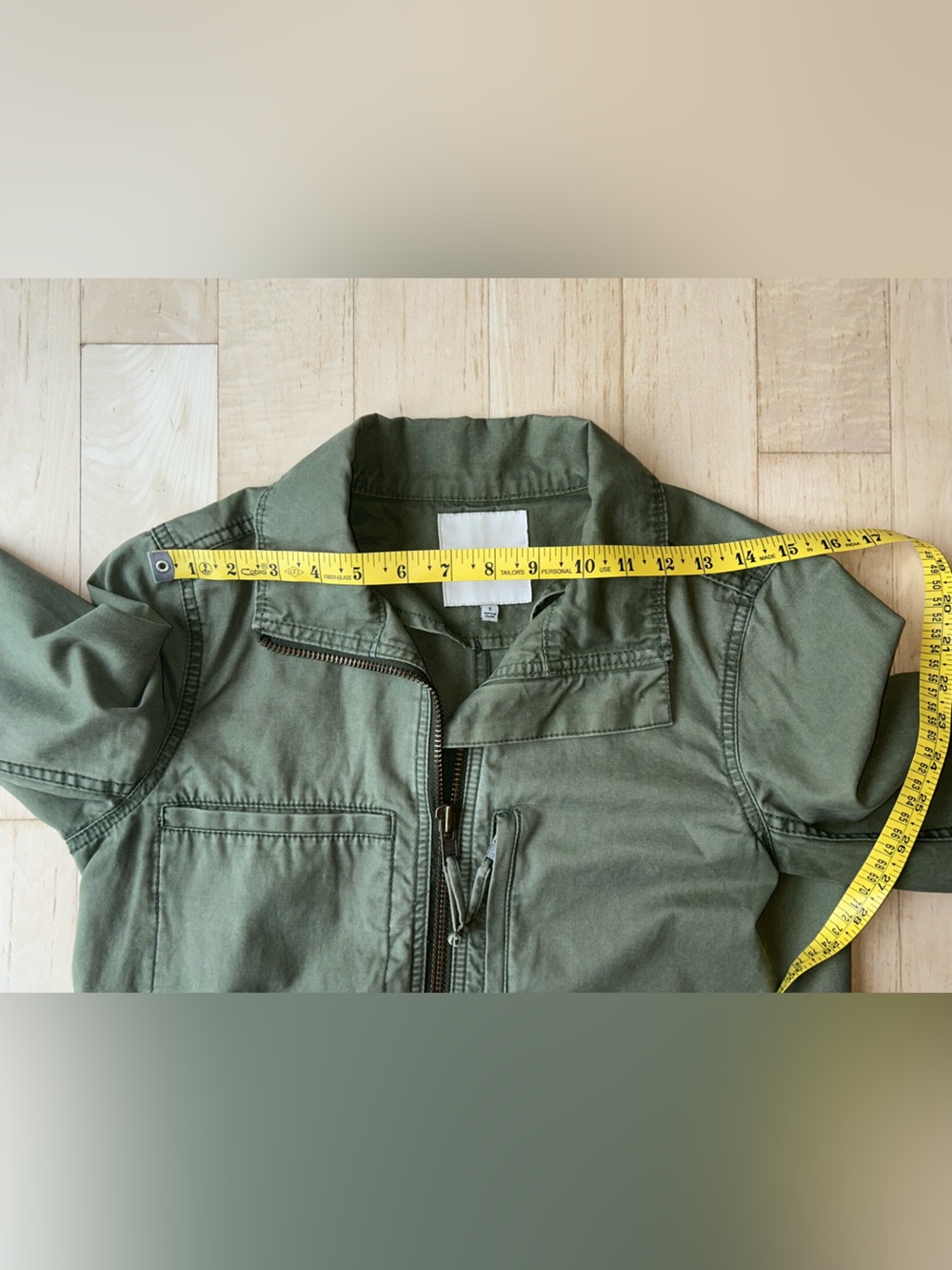 Madewell Women’s Fleet Utility Cotton Jacket in Desert Olive Size Small - Picture 13 of 16